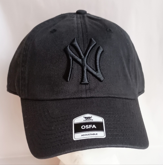 MLB Accessories - NY New York Yankees Womens Black MLB Baseball Team Cap Hat New Tags